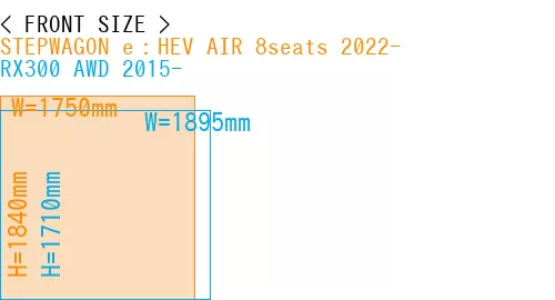 #STEPWAGON e：HEV AIR 8seats 2022- + RX300 AWD 2015-